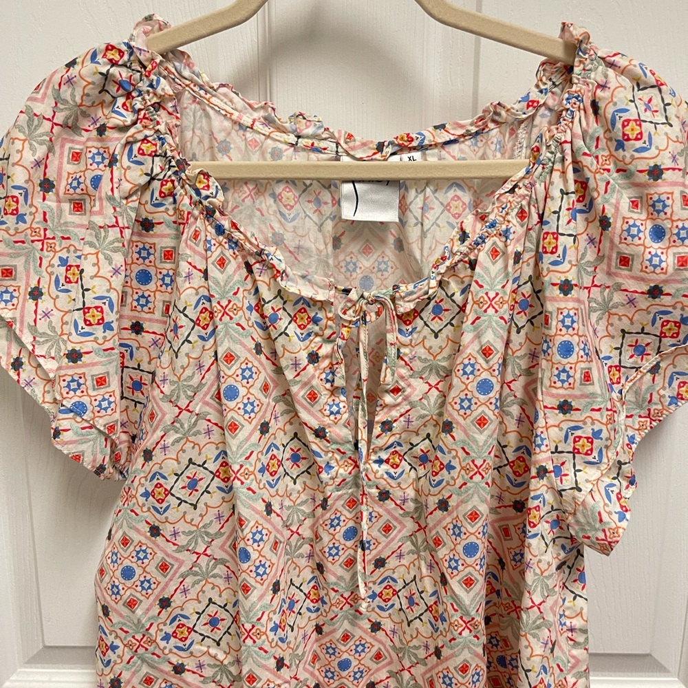 Finley Multi Pattern Blouse - image 2